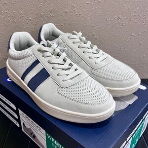 The Original Ben Sherman Men's “Webber” Sneaker Memory Foam Insole Grey - Size 9